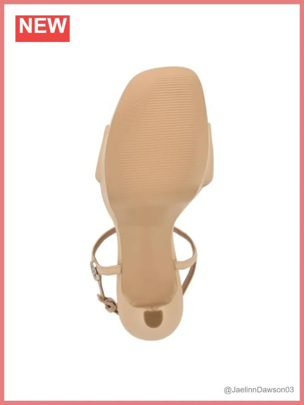 GUESS Hendora Heeled Sandals Stiletto Ankle Strap Leather Women's Shoes